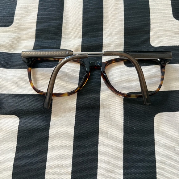 Versace - Tortoise Shell Square Glasses - Picture 6 of 9